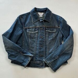 Talbots classic Jean Jacket size 6